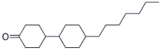 4'-Heptyl-1,1'-bi(cyclohexyl)-4-one 结构式