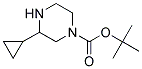 3-CYCLOPROPYL-PIPERAZINE-1-CARBOXYLIC ACID TERT-BUTYL ESTER 结构式
