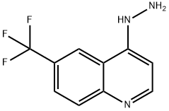 4-肼基-6-(三氟甲基)喹啉 结构式