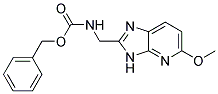 (5-METHOXY-3H-IMIDAZO[4,5-B]PYRIDIN-2-YLMETHYL)-CARBAMIC ACID BENZYL ESTER 结构式