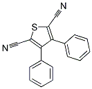 3,4-DIPHENYLTHIOPHENE-2,5-DICARBONITRILE 结构式