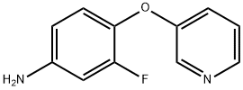 3-FLUORO-4-(3-PYRIDINYLOXY)ANILINE 结构式