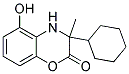 3-CYCLOHEXYL-5-HYDROXY-3-METHYL-3,4-DIHYDRO-BENZO[1,4]OXAZIN-2-ONE 结构式