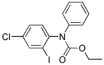 (4-Chloro-2-iodo-phenyl)-phenyl-carbamic acid ethyl ester 结构式