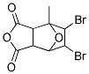 5,6-DIBROMO-4-METHYLHEXAHYDRO-4,7-EPOXY-2-BENZOFURAN-1,3-DIONE 结构式