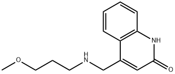 4-[(3-METHOXY-PROPYLAMINO)-METHYL]-QUINOLIN-2-OL 结构式