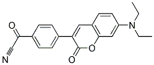 4-(7-DIETHYLAMINOCOUMARIN-3-YL)BENZOYL CYANIDE 结构式