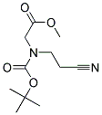 [TERT-BUTOXYCARBONYL-(2-CYANO-ETHYL)-AMINO]-ACETIC ACID METHYL ESTER 结构式