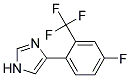4-(4-FLUORO-2-TRIFLUOROMETHYL-PHENYL)-1H-IMIDAZOLE 结构式