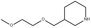 3-[(2-METHOXYETHOXY)METHYL]PIPERIDINE 结构式