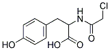 CHLOROACETYL-DL-TYROSINE 结构式