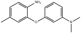 3-(2-氨基-5-甲基苯氧基)-N,N-二甲基苯胺 结构式