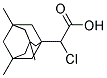ALPHA-CHLORO-3,5,7-TRIMETHYL-1-ADAMANTANEACETIC ACID 结构式