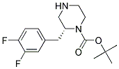 (R)-2-(3,4-DIFLUORO-BENZYL)-PIPERAZINE-1-CARBOXYLIC ACID TERT-BUTYL ESTER 结构式