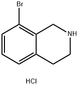 8-溴-1,2,3,4-四氢异喹啉盐酸盐 结构式