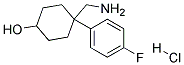 4-(AMINOMETHYL)-4-(4-FLUOROPHENYL)CYCLOHEXANOL HYDROCHLORIDE 结构式