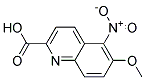 6-METHOXY-5-NITROQUINOLINE-2-CARBOXYLIC ACID 结构式
