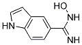 N-HYDROXY-1H-INDOLE-5-CARBOXAMIDINE 结构式