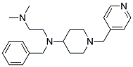 N-BENZYL-N',N'-DIMETHYL-N-[1-(PYRIDIN-4-YLMETHYL)PIPERIDIN-4-YL]ETHANE-1,2-DIAMINE 结构式