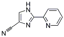 2-PYRIDIN-2-YL-1H-IMIDAZOLE-4-CARBONITRILE 结构式