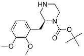 (S)-2-(2,3-DIMETHOXY-BENZYL)-PIPERAZINE-1-CARBOXYLIC ACID TERT-BUTYL ESTER 结构式