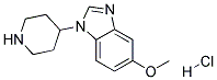 5-METHOXY-1-(PIPERIDIN-4-YL)-1H-BENZO[D]IMIDAZOLE HYDROCHLORIDE 结构式