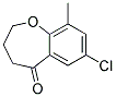 7-CHLORO-9-METHYL-3,4-DIHYDRO-2H-BENZO[B]OXEPIN-5-ONE 结构式