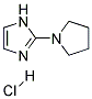2-PYRROLIDIN-1-YL-1H-IMIDAZOLE HYDROCHLORIDE 结构式