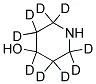 4-Hydroxypiperidine-2,2,3,3,4,5,5,6,6-d9 结构式