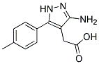 (3-AMINO-5-P-TOLYL-1H-PYRAZOL-4-YL)-ACETIC ACID 结构式