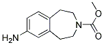 7-AMINO-1,2,4,5-TETRAHYDRO-BENZO[D]AZEPINE-3-CARBOXYLIC ACID METHYL ESTER 结构式