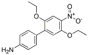 4-(2,5-DIETHOXY-4-NITROPHENYL)-BENZENAMINE 结构式