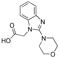 (2-MORPHOLIN-4-YL-1H-BENZIMIDAZOL-1-YL)ACETIC ACID 结构式