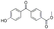 4-(4-Hydroxy-benzoyl)-benzoic acidmethyl ester 结构式
