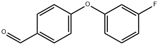 4-(3-氟代苯氧基)苯甲醛 结构式