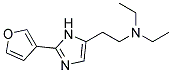 DIETHYL-[2-(2-FURAN-3-YLIMIDAZOL-4-YL)ETHYL]AMINE 结构式