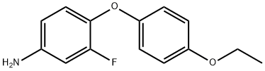 4-(4-ETHOXYPHENOXY)-3-FLUOROANILINE 结构式