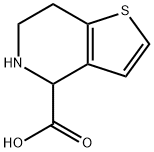 4,5,6,7-四氢噻吩并[3,2-C]吡啶-4-羧酸 结构式