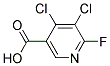 4,5-DICHLORO-6-FLUORO-NICOTINIC ACID 结构式