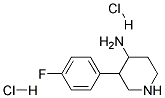 3-(4-FLUOROPHENYL)PIPERIDIN-4-AMINE DIHYDROCHLORIDE 结构式