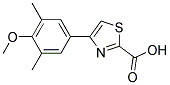 4-(4-METHOXY-3,5-DIMETHYLPHENYL)-1,3-THIAZOLE-2-CARBOXYLIC ACID 结构式