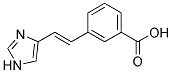 3-[2-(1H-IMIDAZOL-4-YL)-VINYL]-BENZOIC ACID 结构式