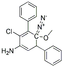 4-甲氧基二苯胺-4-氯化重氮苯 结构式