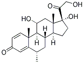 ANTI-PREDNISOLONE, 6-ALPHA-METHYL 结构式