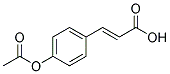 3-[4-(ACETYLOXY)-PHENYL]-2-PROPENOIC ACID 结构式