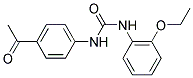 3-[3-(4-Acetyl-phenyl)-ureido]-4-ethoxy-benzene 结构式