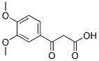 3-(3,4-DIMETHOXY-PHENYL)-3-OXO-PROPIONIC ACID 结构式