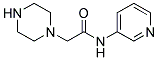 2-PIPERAZIN-1-YL-N-PYRIDIN-3-YL-ACETAMIDE 结构式