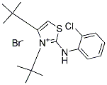 3,4-DI(TERT-BUTYL)-2-(2-CHLOROANILINO)-1,3-THIAZOL-3-IUM BROMIDE, TECH 结构式