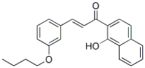 3-(3-Butoxyphenyl)-1-(1-hydroxy-2-naphthyl)prop-2-en-1-one 结构式